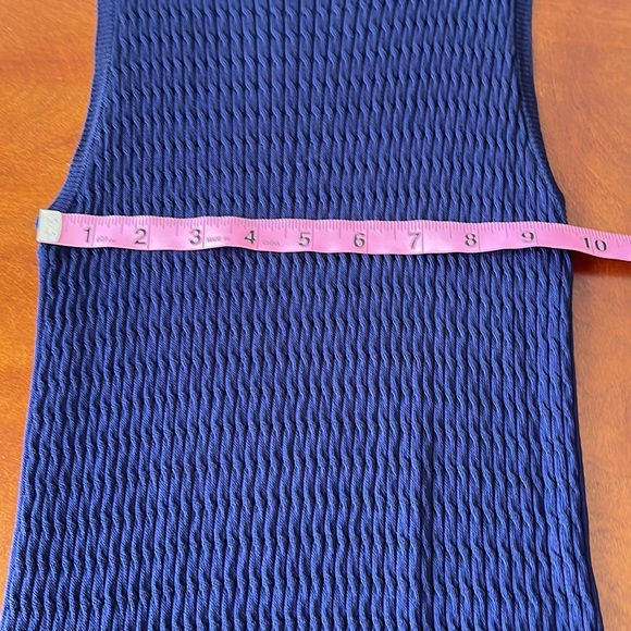 Navy Sleeveless Bodycon Dress - Picture 8 of 9